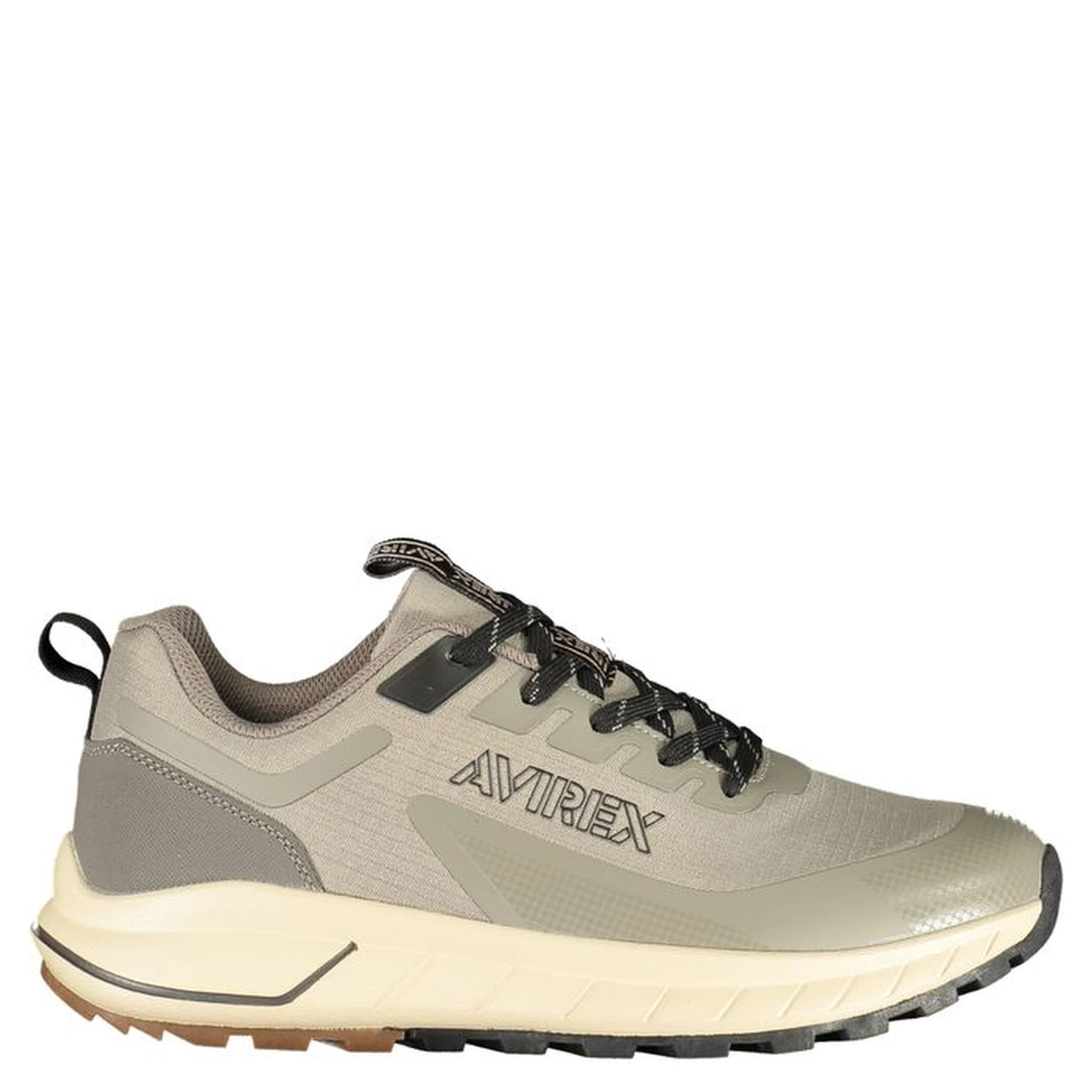 Grigio Polyester Men Sneaker