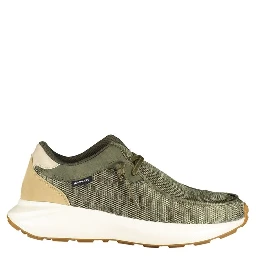 Verde Poliestere Uomo Sneaker