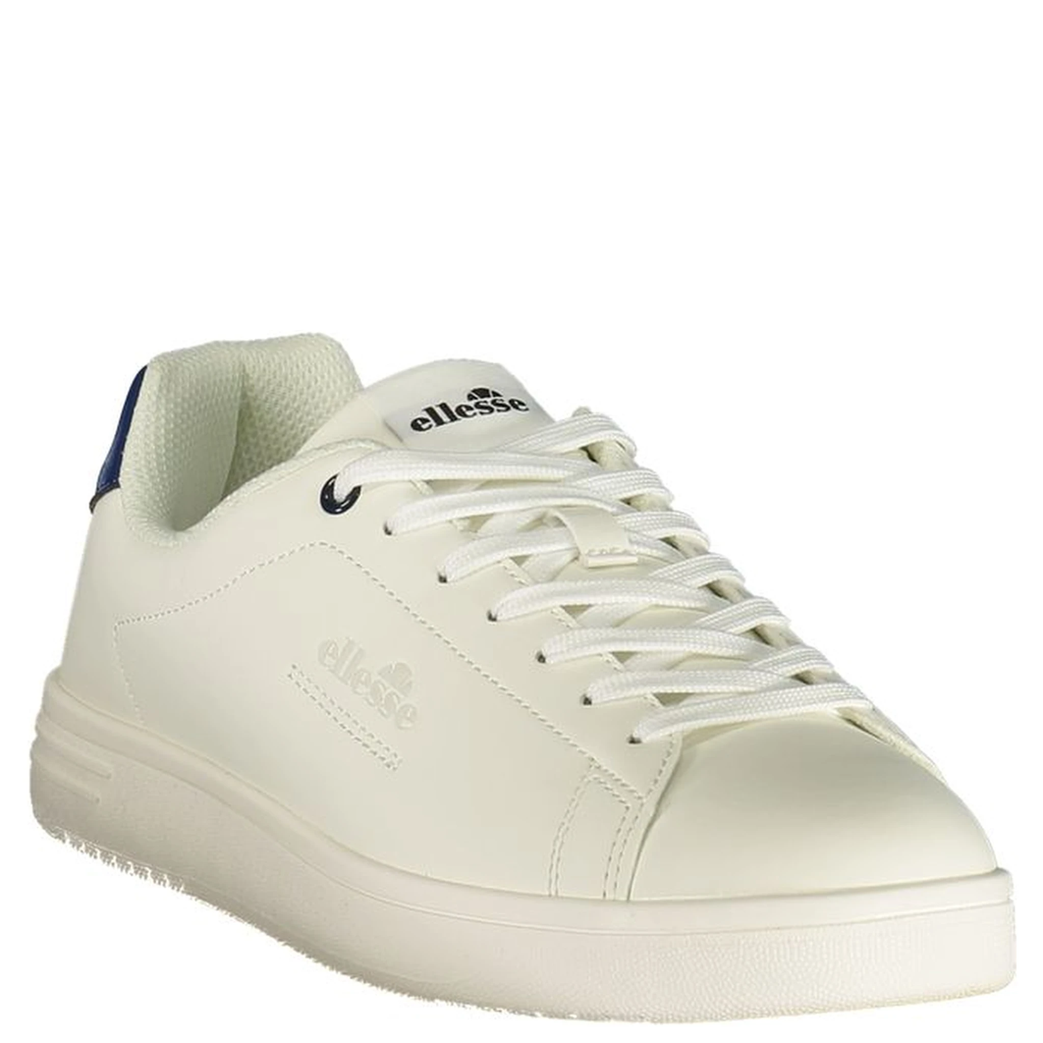 White Polyurethane Men Sneaker