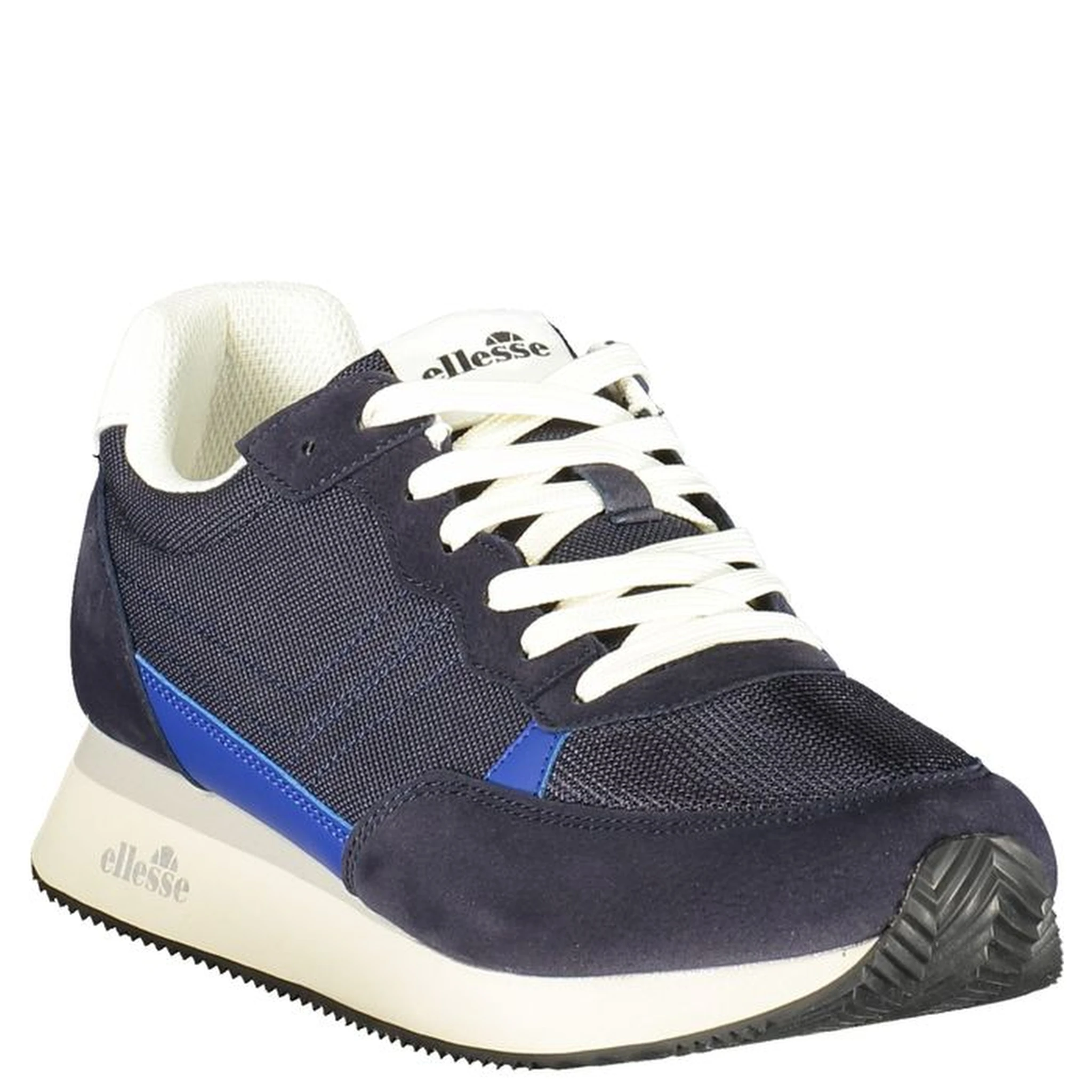Blue Polyurethane Men Sneaker
