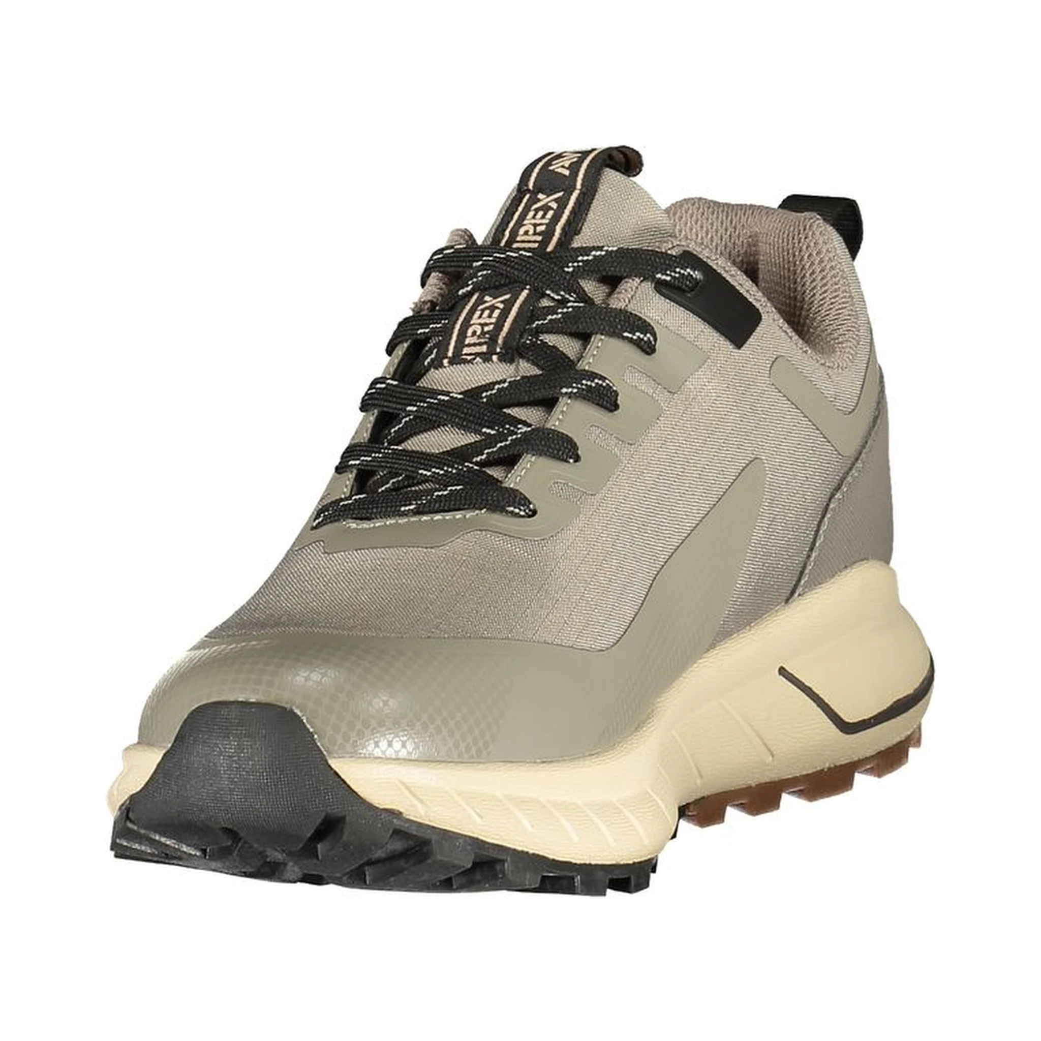 Grigio Polyester Men Sneaker