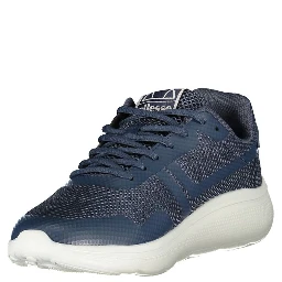 Blu Polyester Men Sneaker