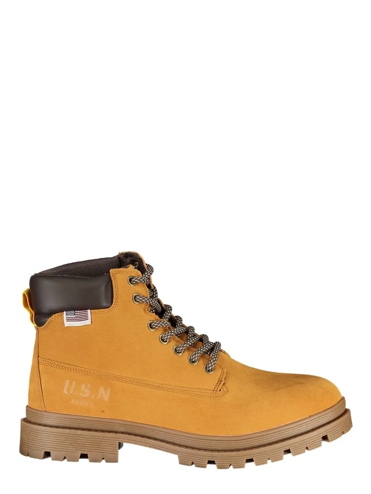 Marrone Polyurethane Men Ankle Boot