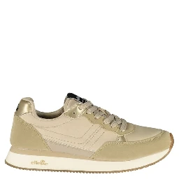 Beige Polyester Athletic Sneakers