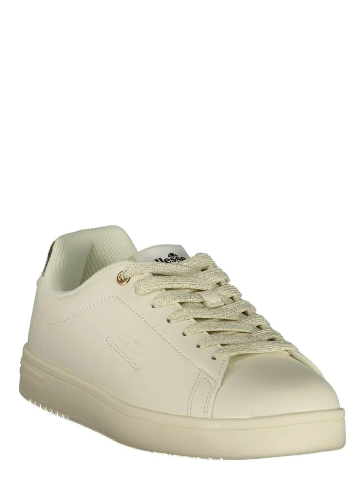 White Polyester Athletic Sneakers alternative