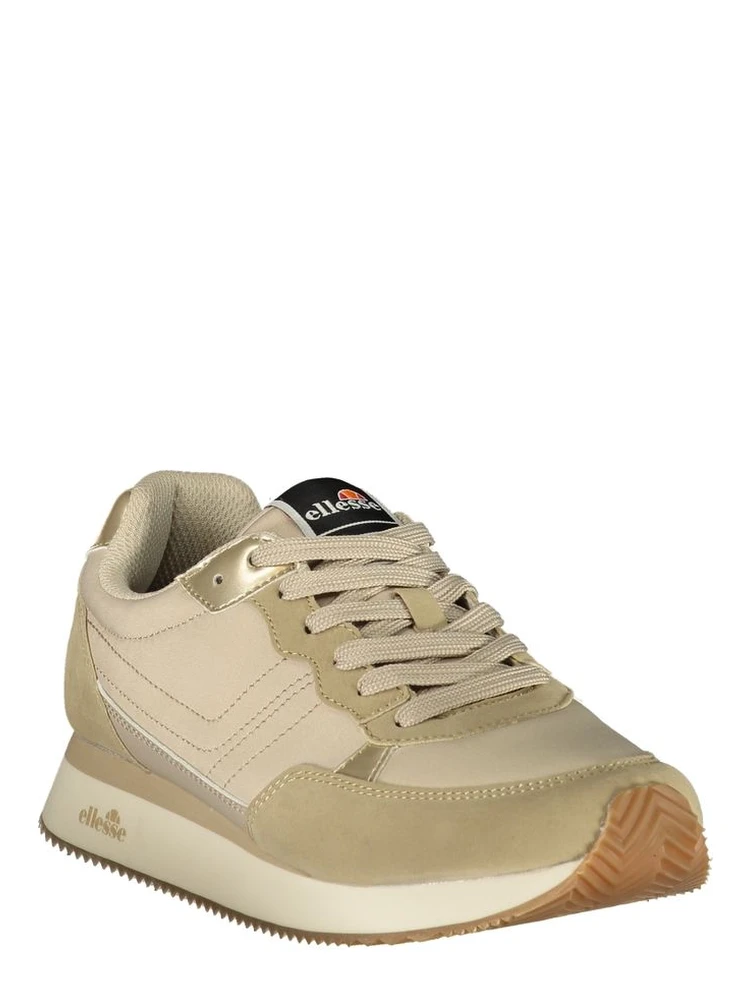 Beige Polyester Athletic Sneakers alternative