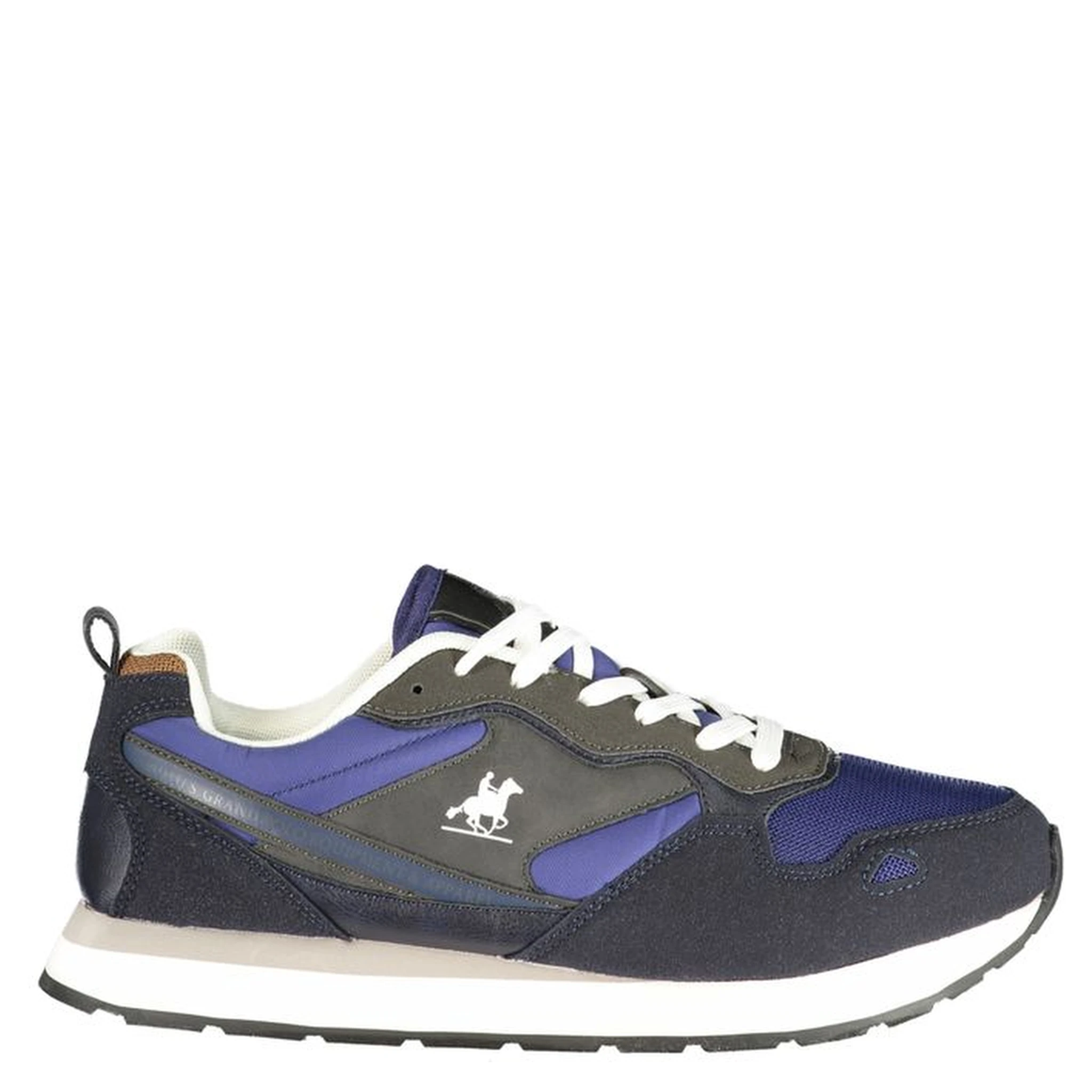 Blue Polyester Men Sneaker
