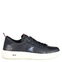 Blue Polyester Men Sneaker