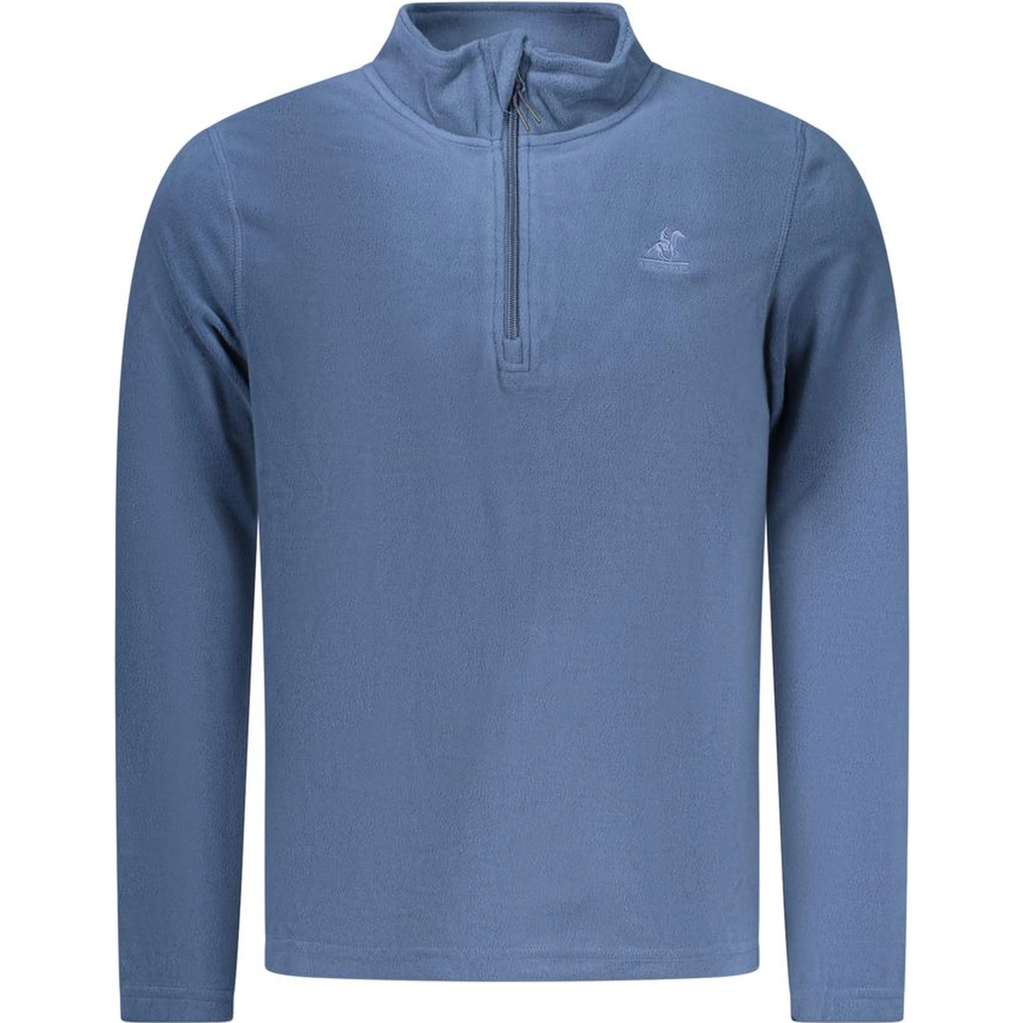 Blue Polyester Men Sweatshirt
