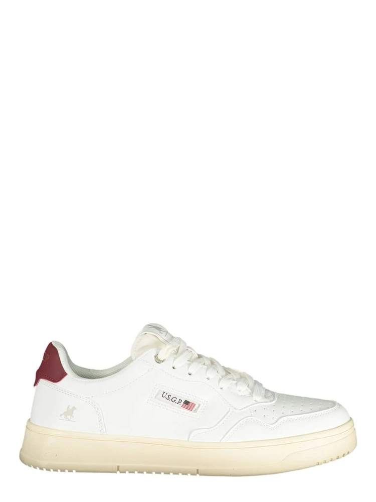 Bianco Poliuretano Uomo Sneaker