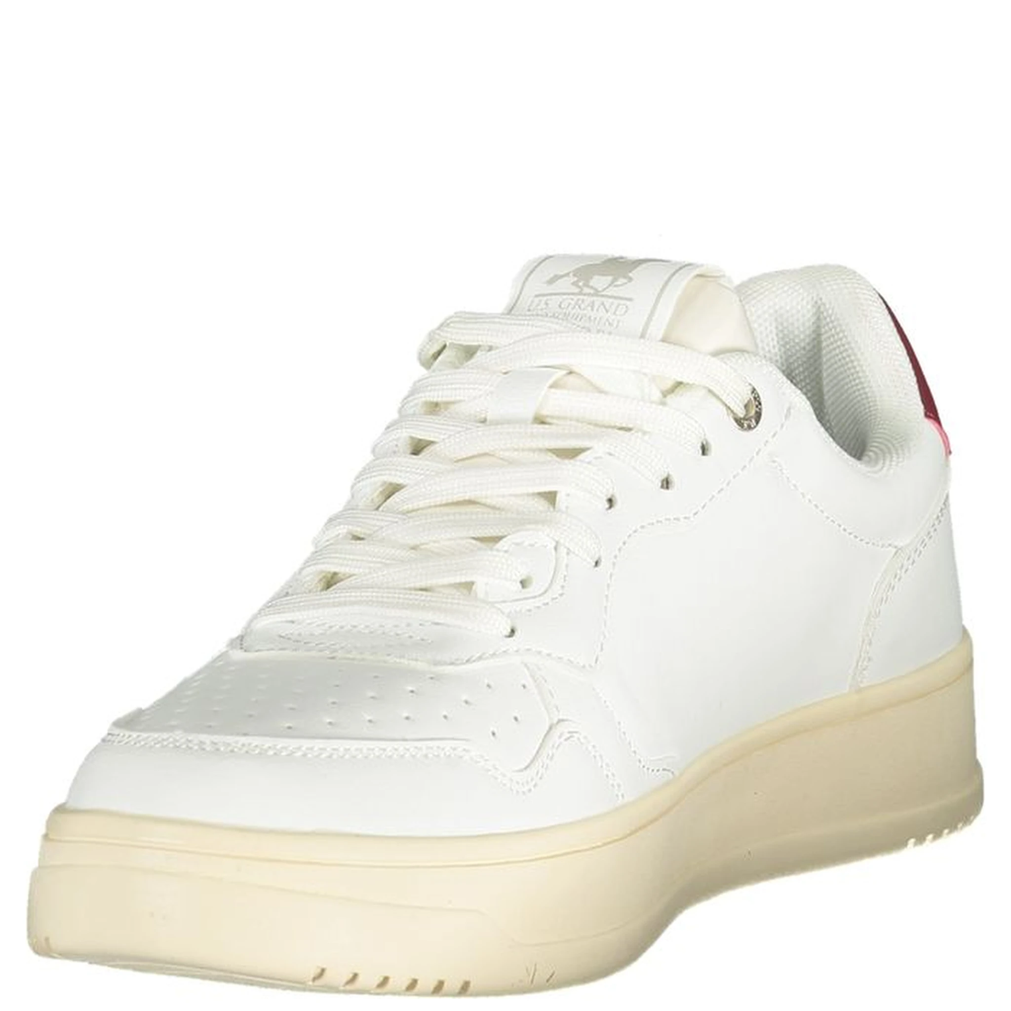Bianco Poliuretano Uomo Sneaker