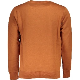 Marrone Cotton Men Sweatshirt