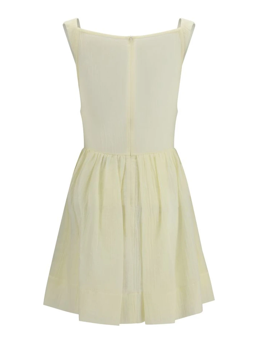Bicolor Cotton Casual Dress