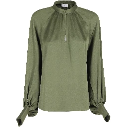 STAND COLLAR BLOUSE