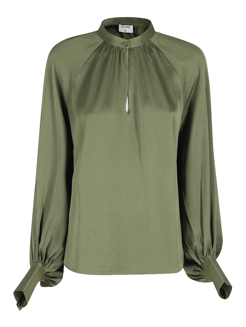 STAND COLLAR BLOUSE
