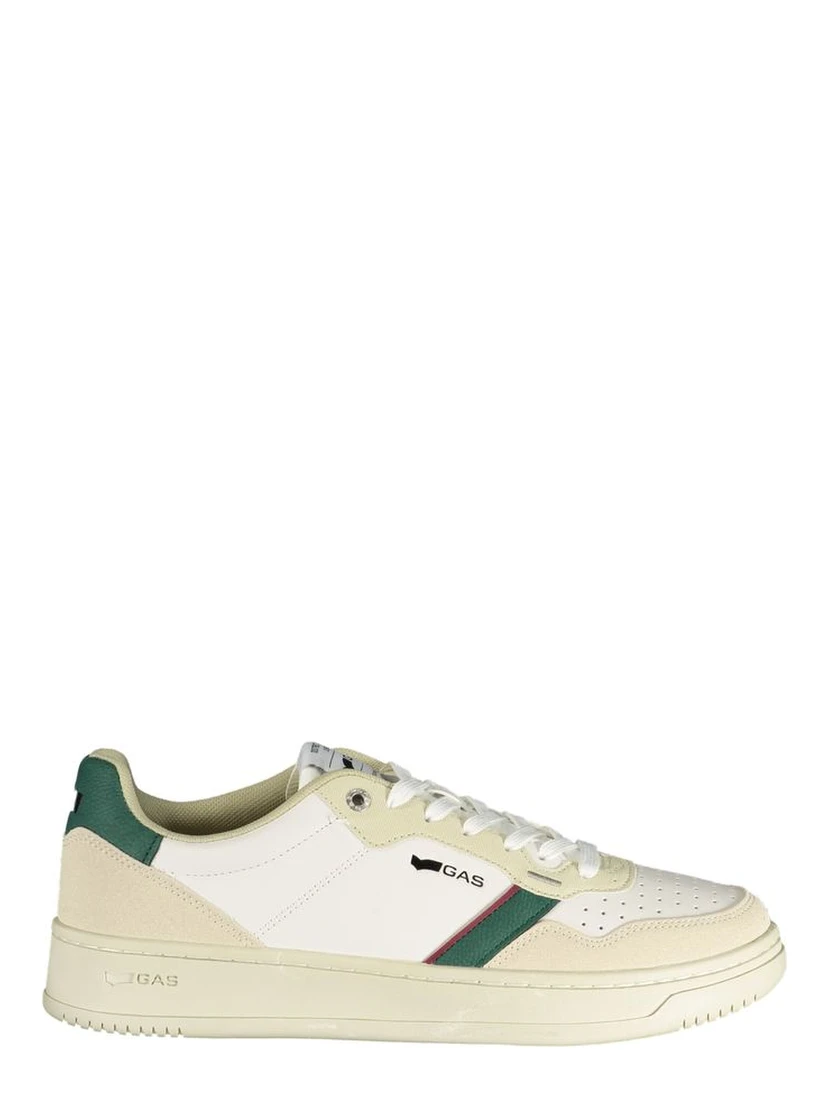 White Polyurethane Men's Sneaker