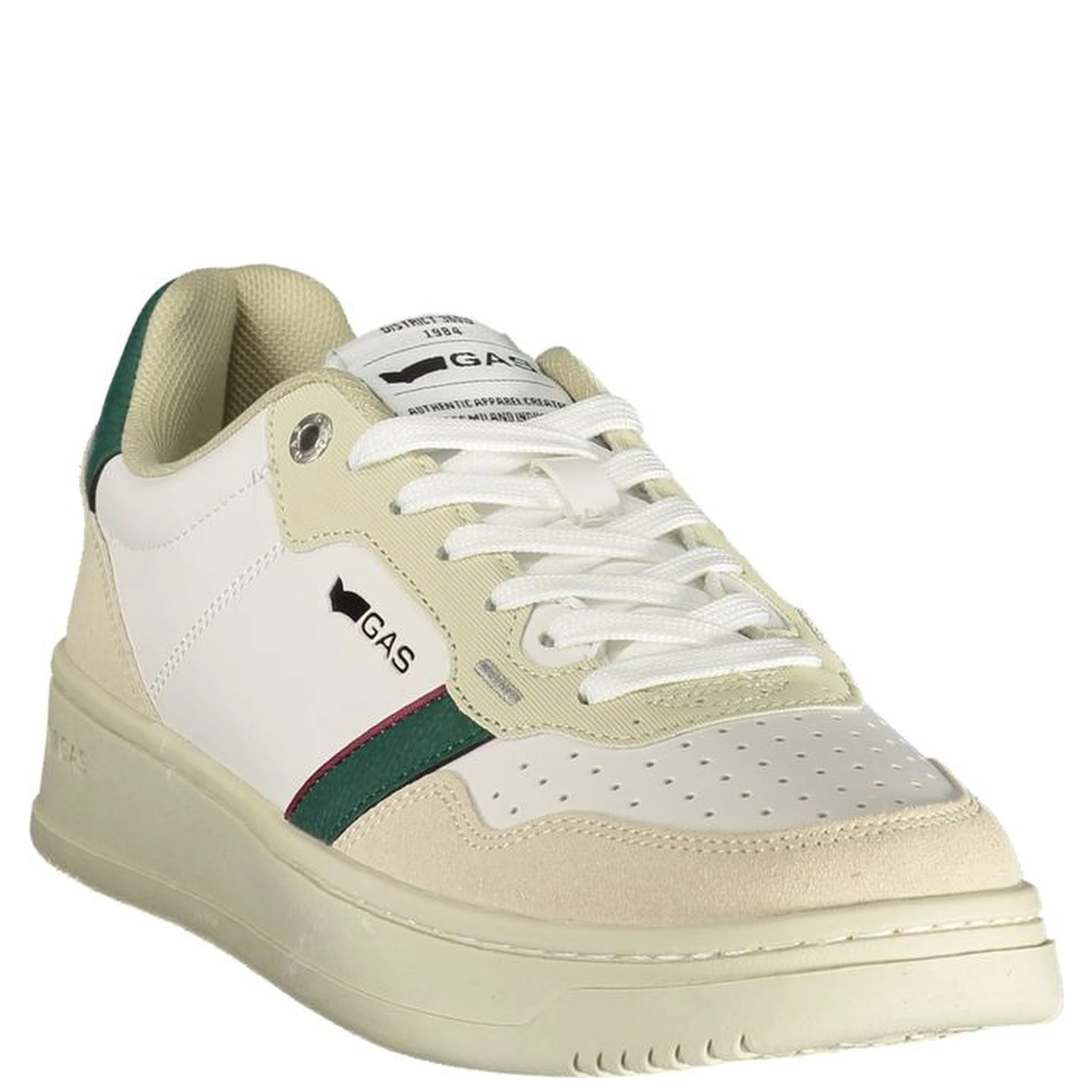 White Polyurethane Men's Sneaker