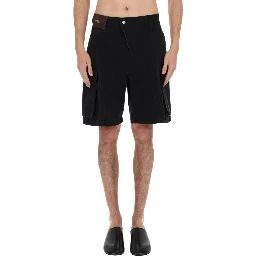 SHORTS WITH LOGO PATCH