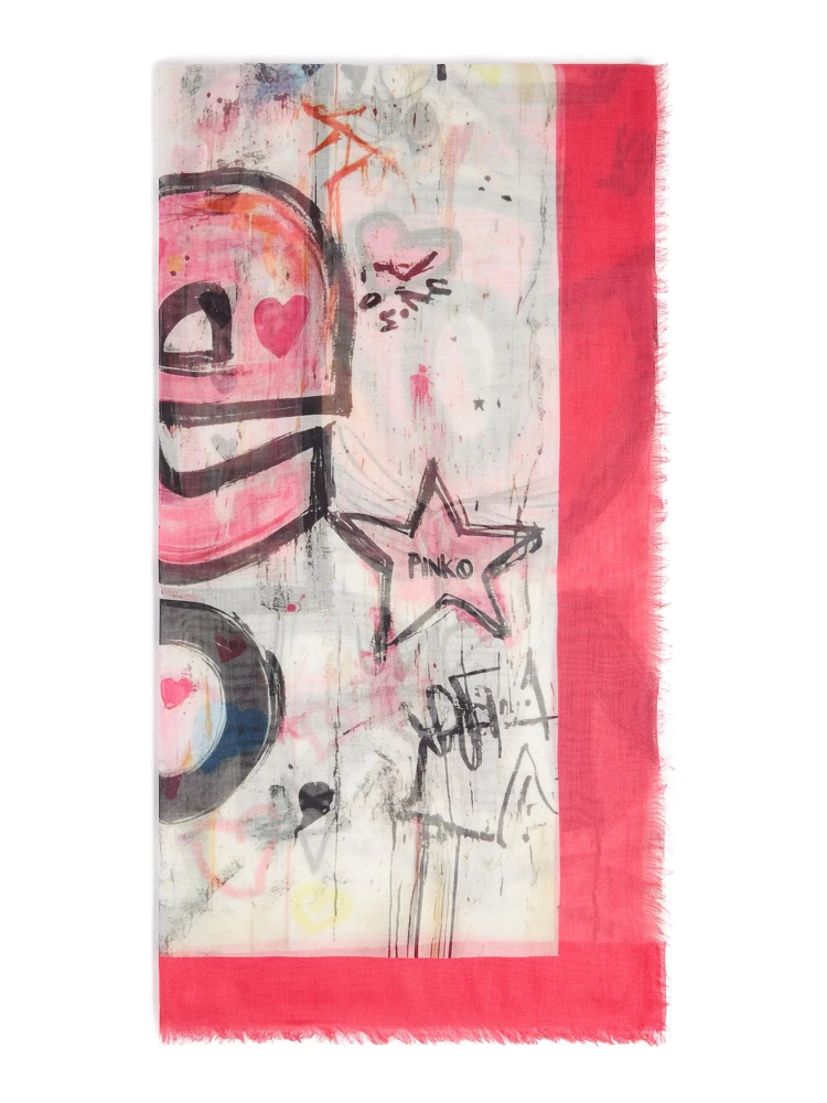 PINKO ROCK AND ROLL FOULARD scarf alternative