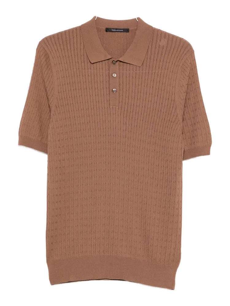 Tagliatore T-shirts and Polos Brown