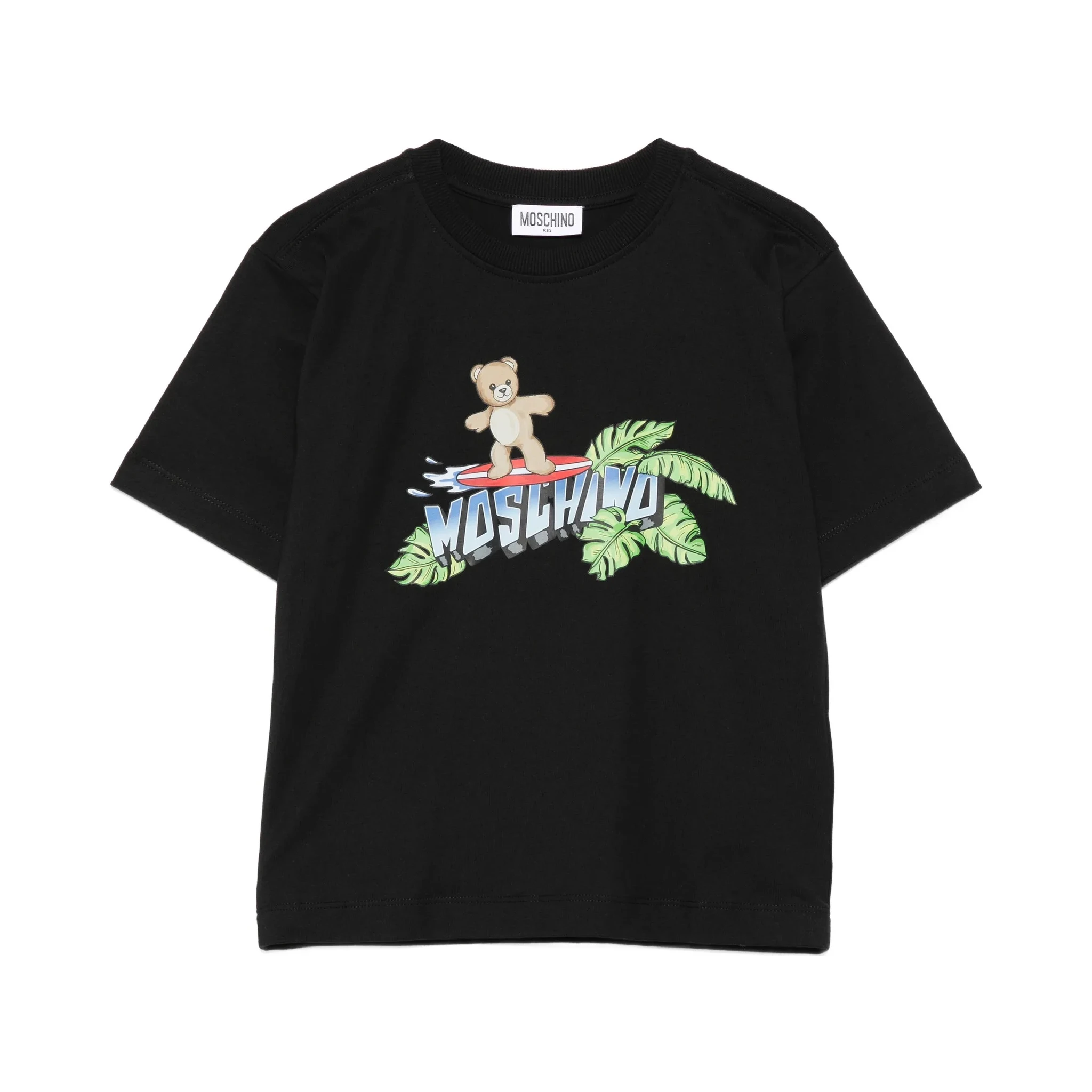 MOSCHINO KIDS T-shirts and Polos Black