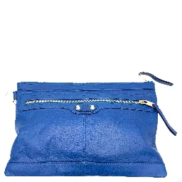 BALENCIAGA LE CAGOLE Blue Pouch