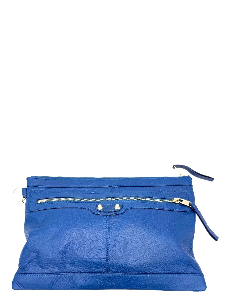 BALENCIAGA LE CAGOLE Blue Pouch