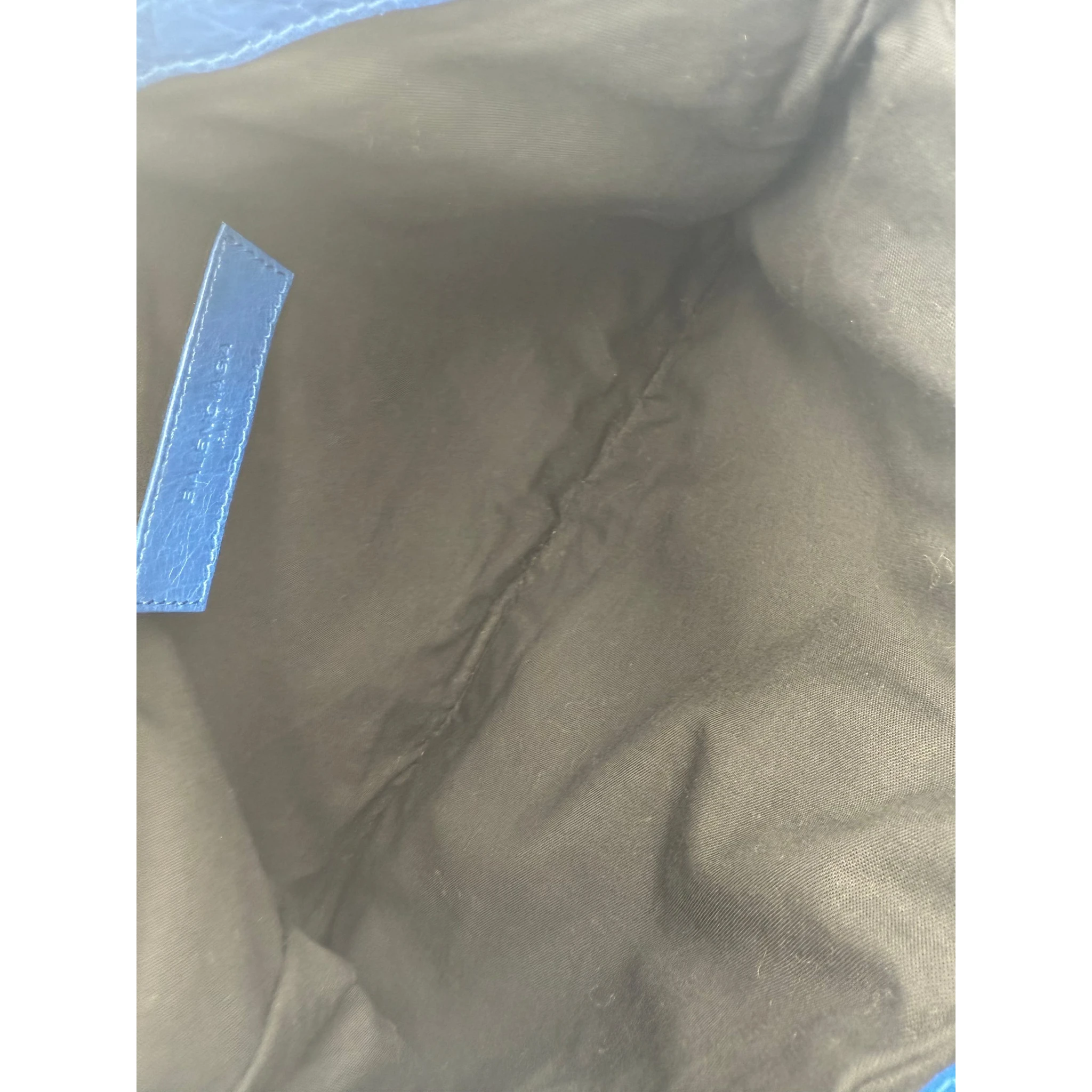 BALENCIAGA LE CAGOLE Blue Pouch