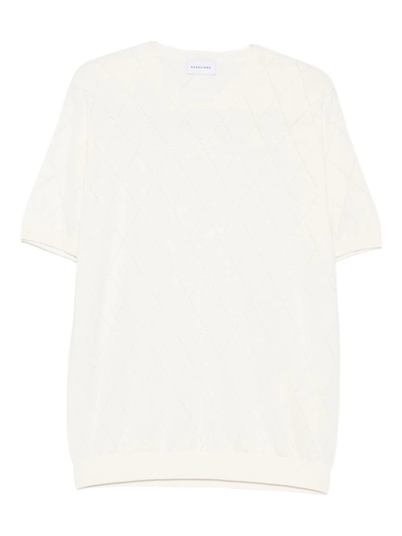 SCAGLIONE T-shirts and Polos White