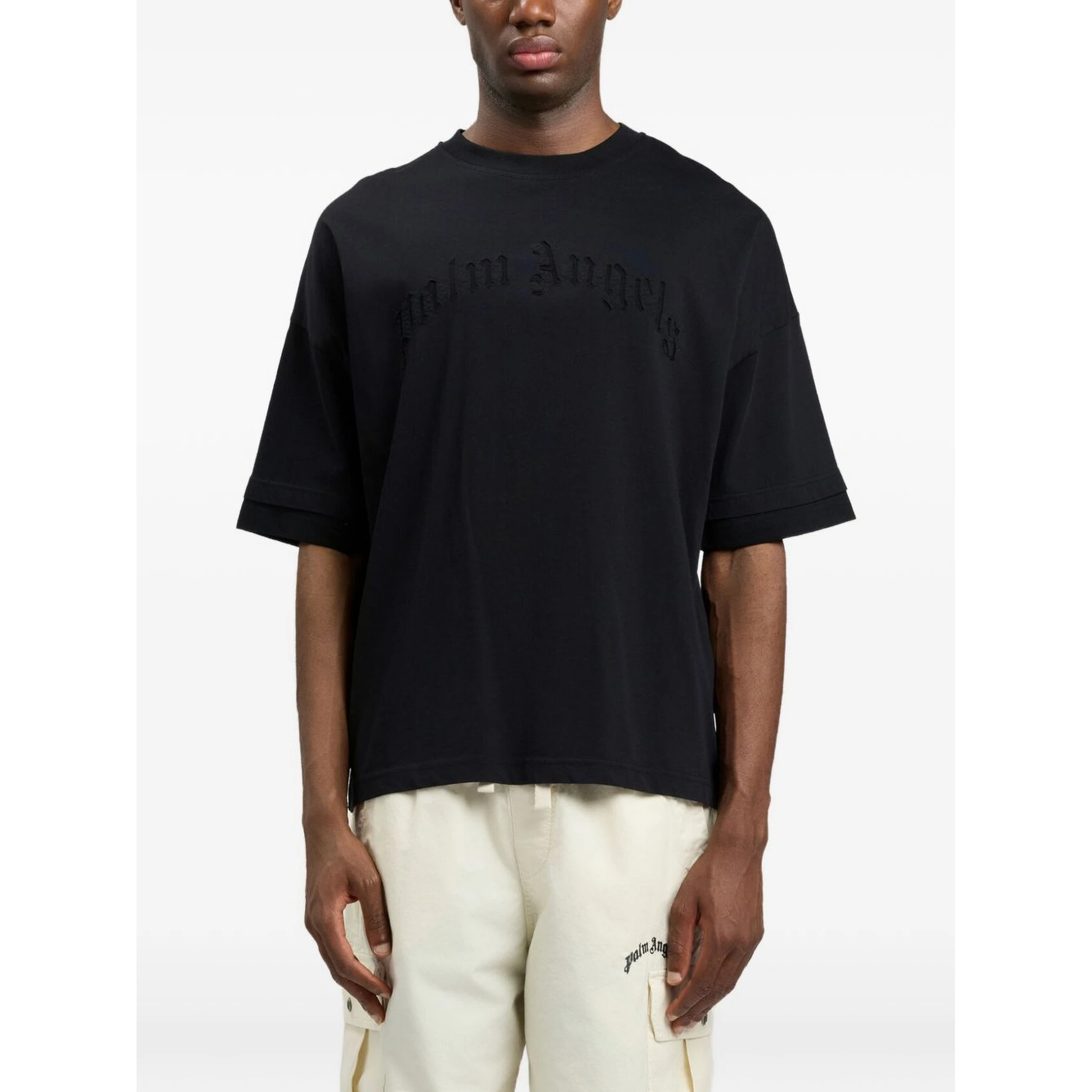 Palm Angels T-shirts and Polos Black