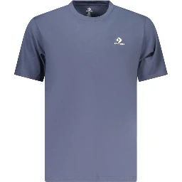 Blu Cotton Men T-Shirt