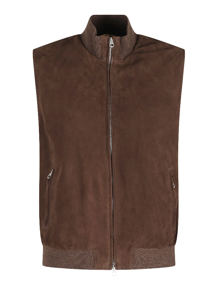 GILET SUEDE