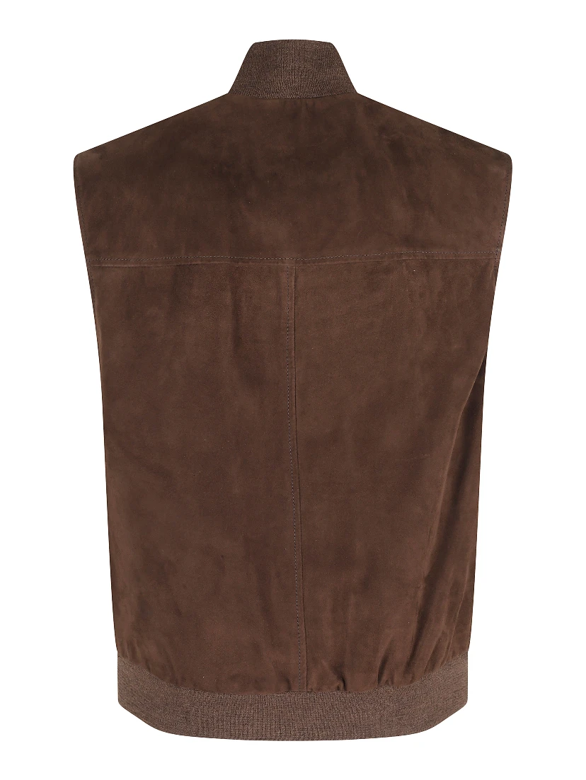 GILET SUEDE