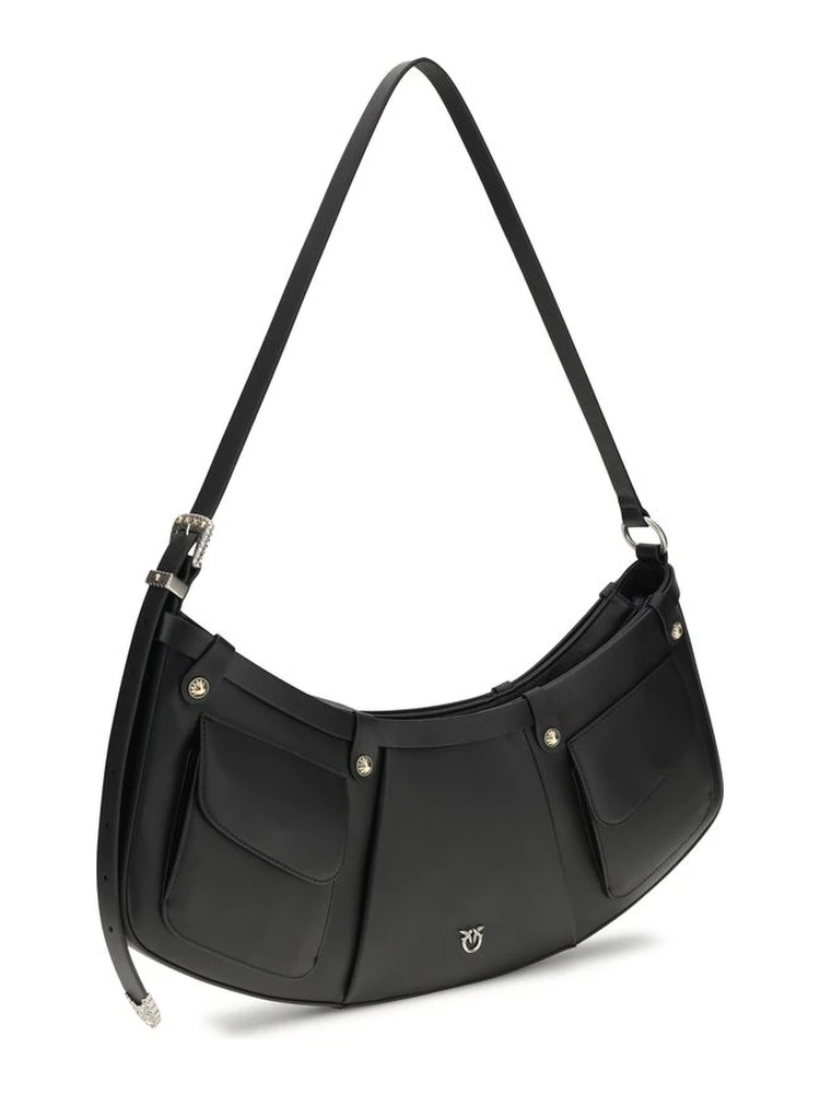 Black Calf Leather Bos Taurus Shoulder Bag alternative