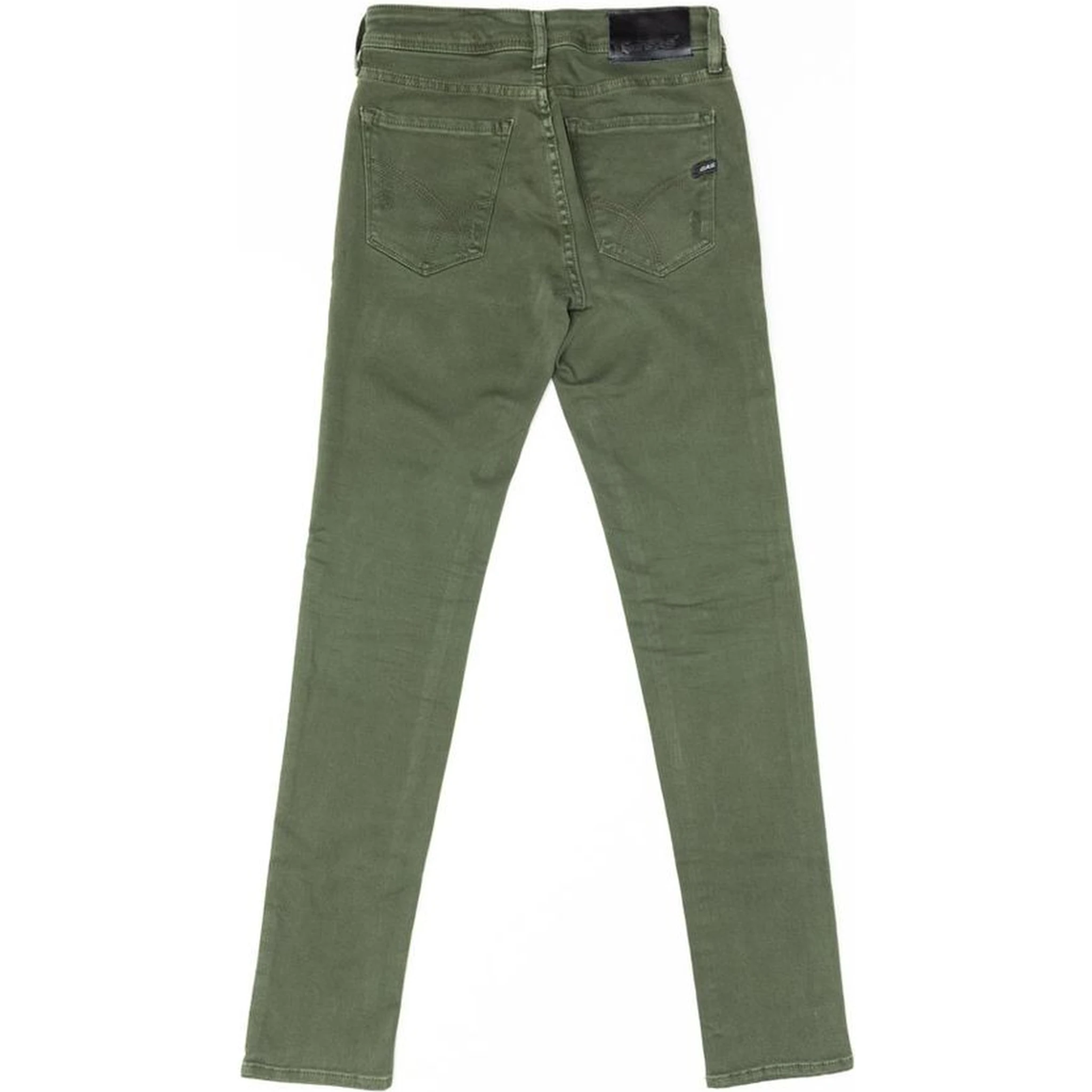 Green Cotton Jeans Denim