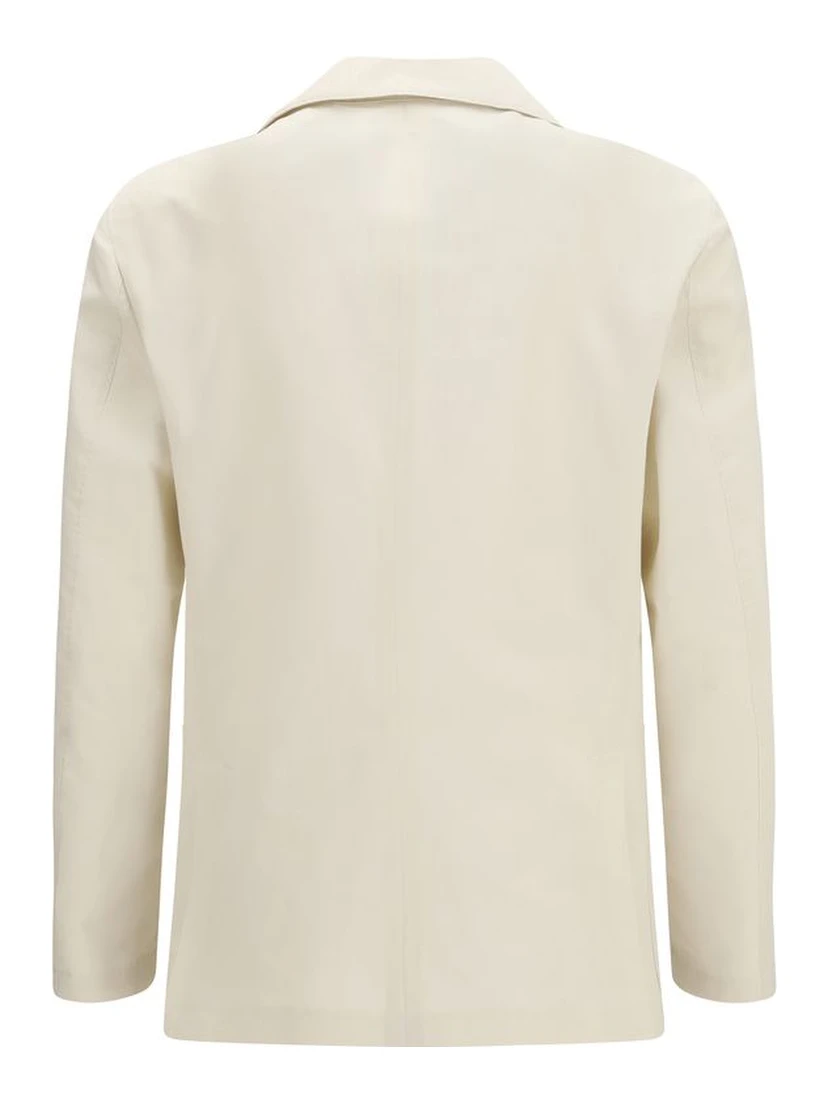 White Cotton Blazer