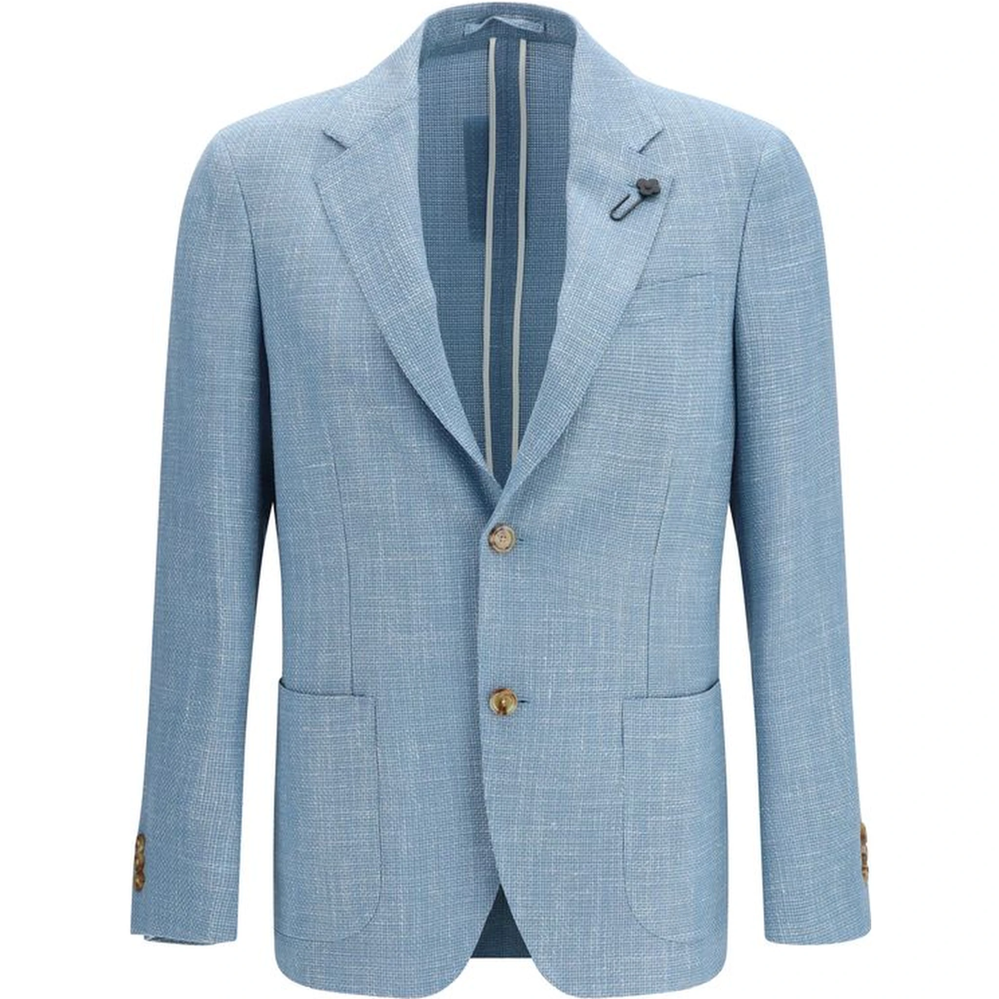 Blue Silk Blazer