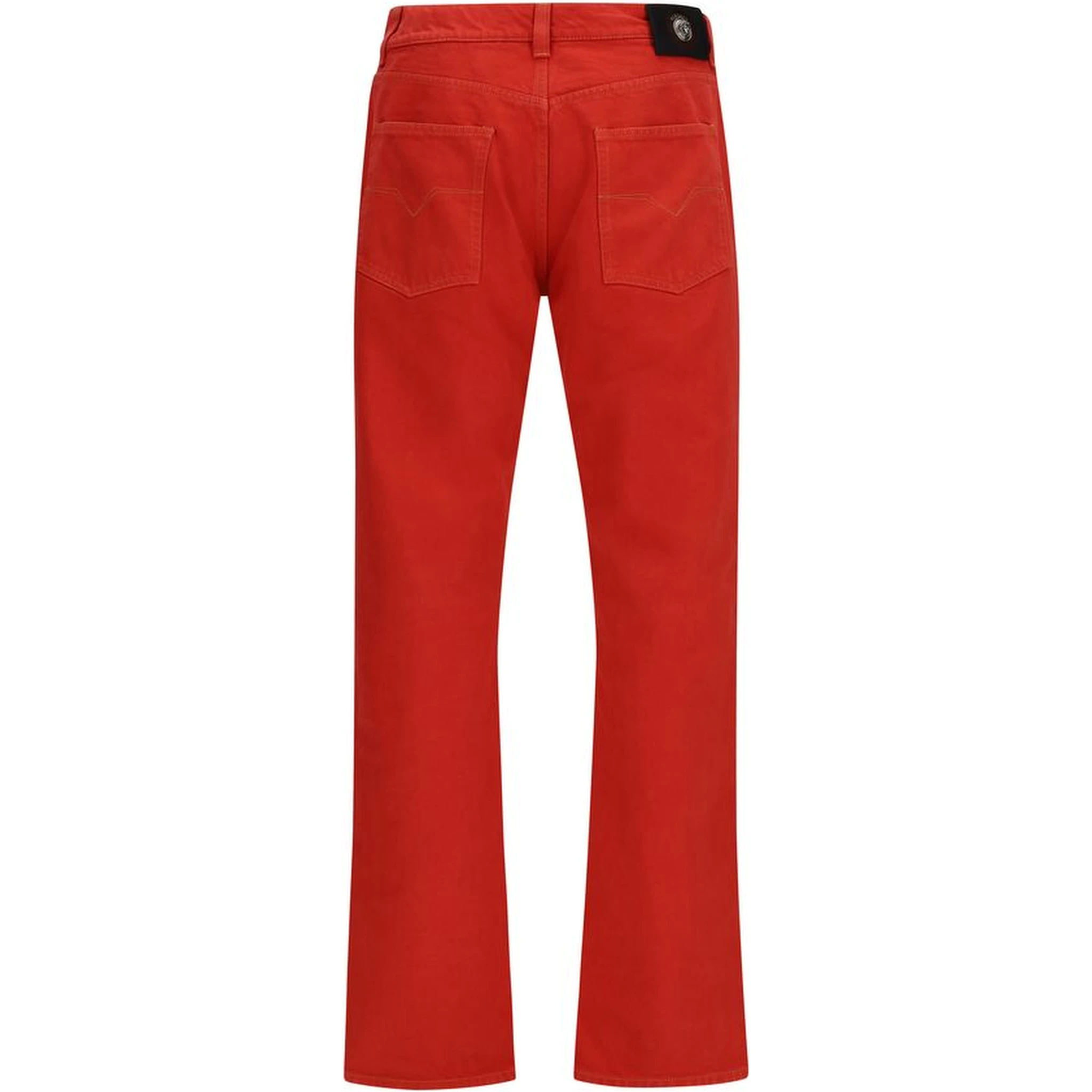 Multicolor Cotton Straight-Leg Jeans
