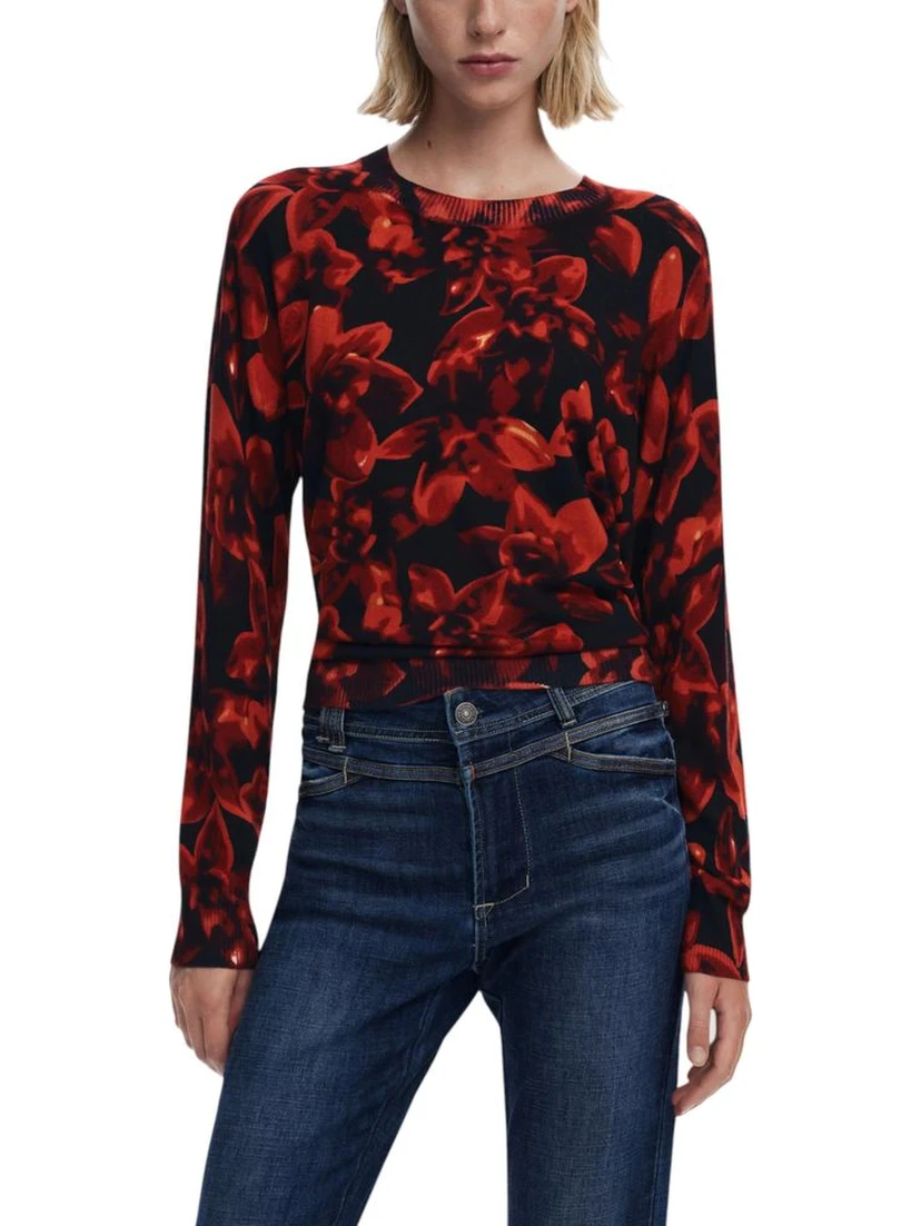 Black Viscose Sweatshirt