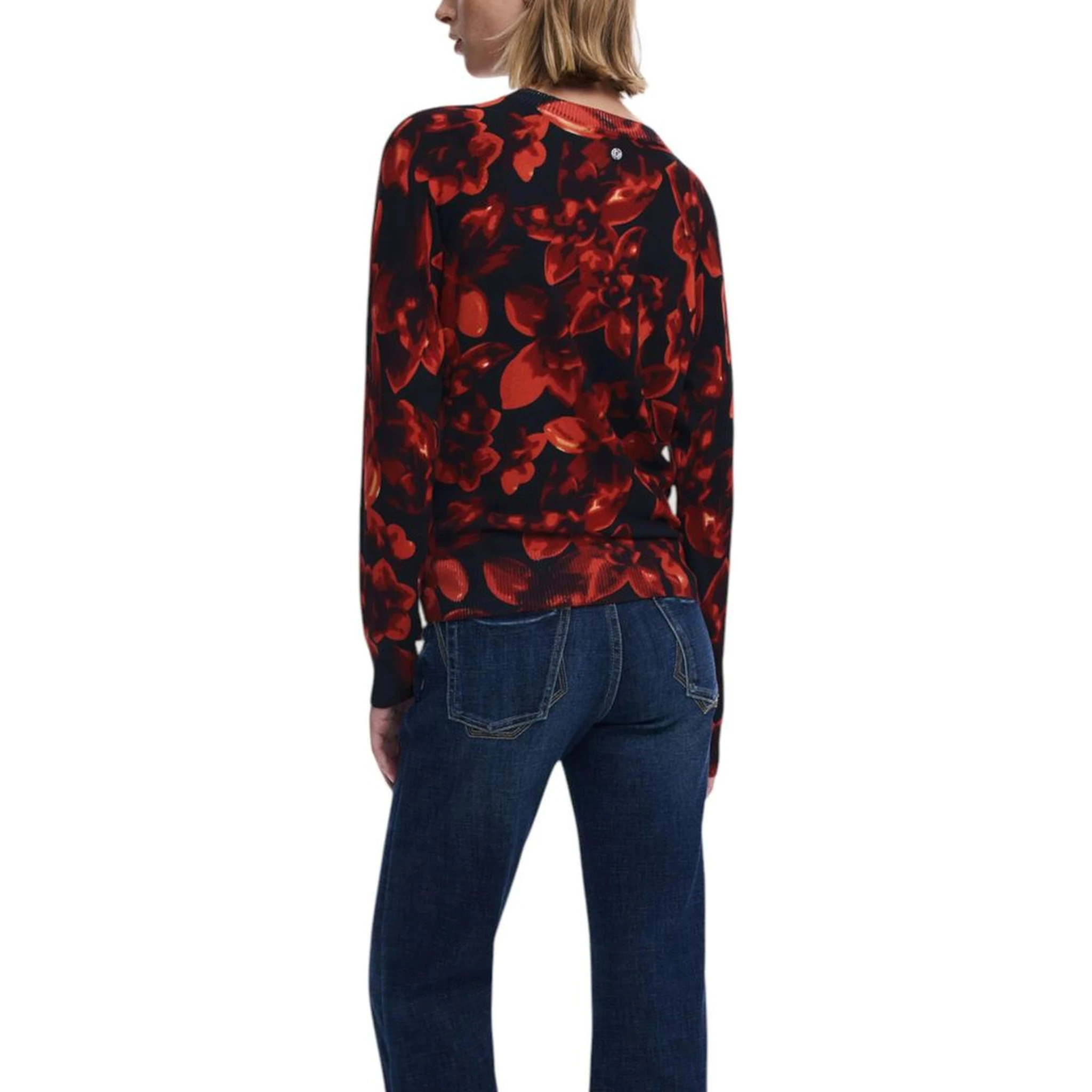 Black Viscose Sweatshirt