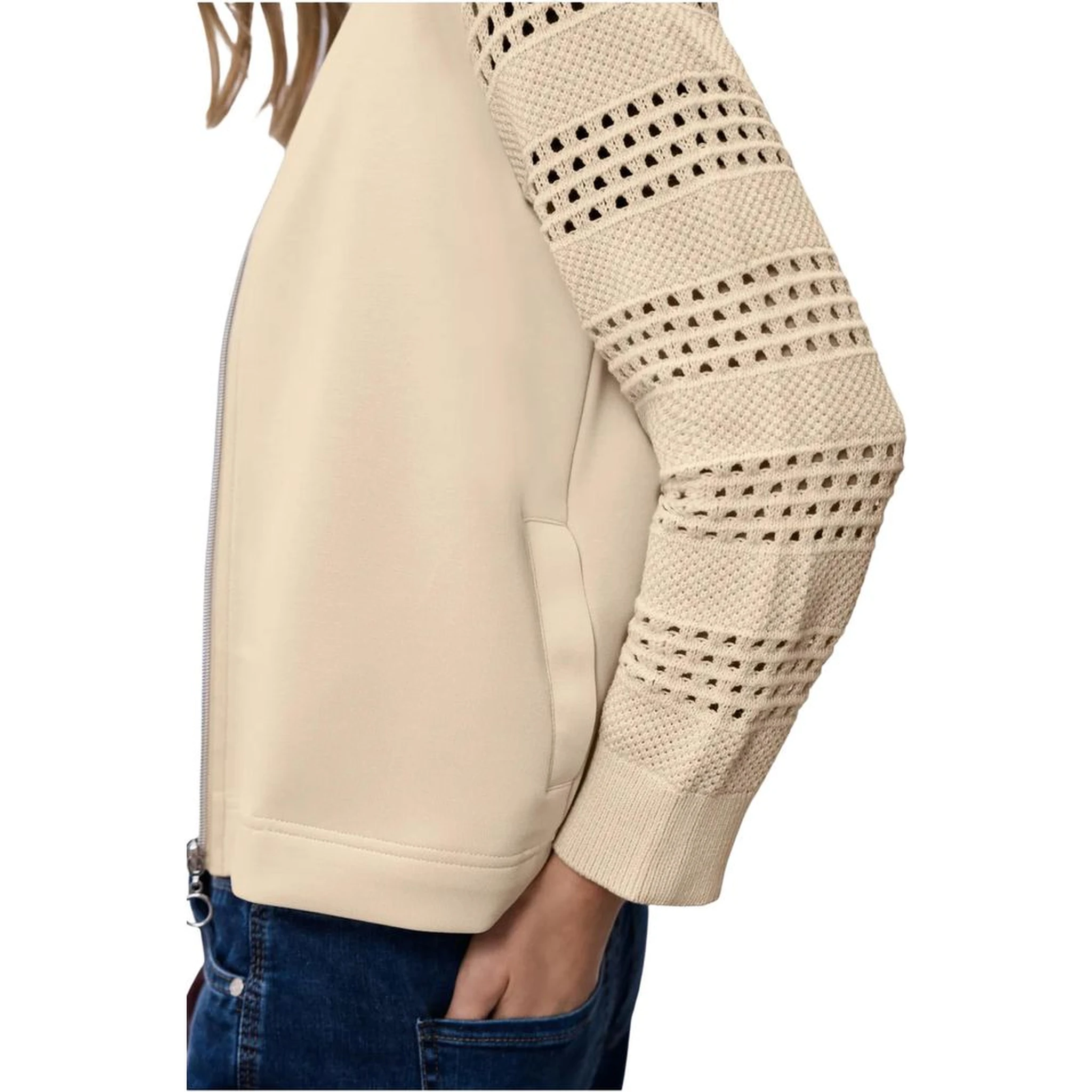 Beige Modal Sweatshirt