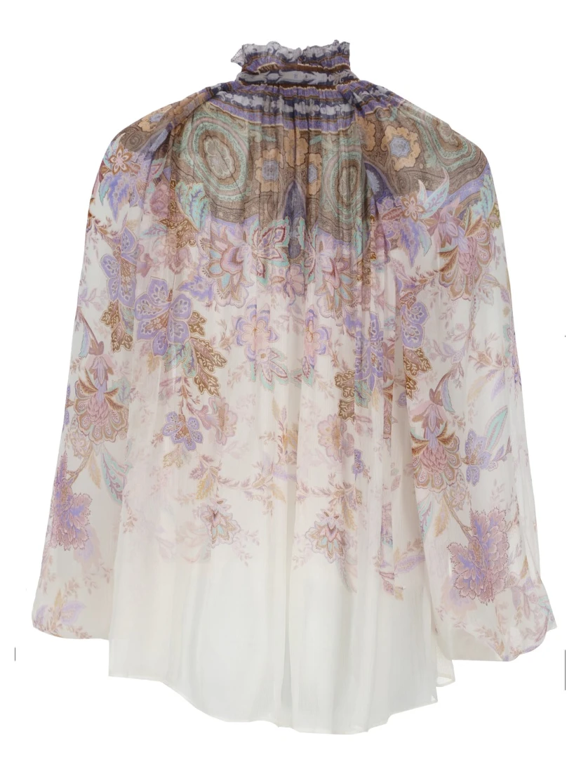 BLUSA "LUNA" CON MANICHE A SBUFFO
