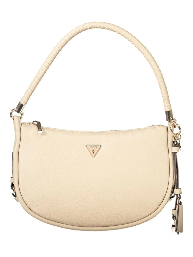 Beige Polyethylene Handbag