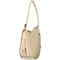 Beige Polyethylene Handbag
