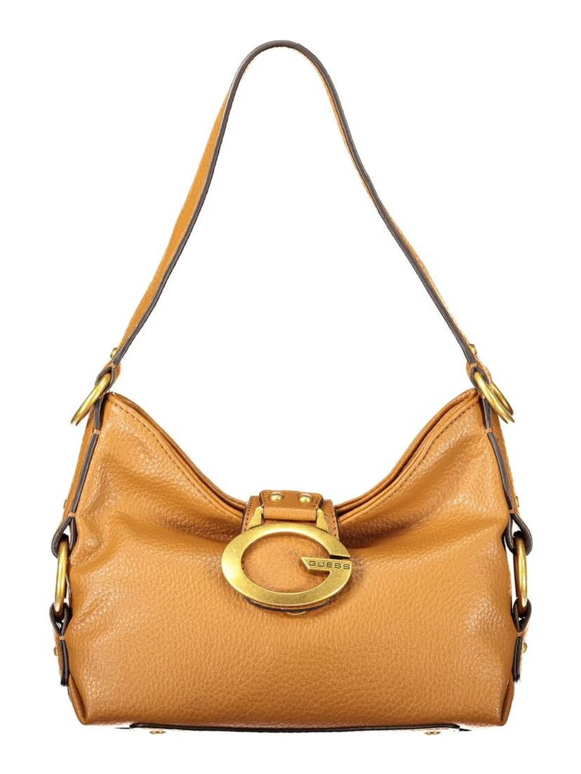 Marrone Polyurethane Women Mini Bag