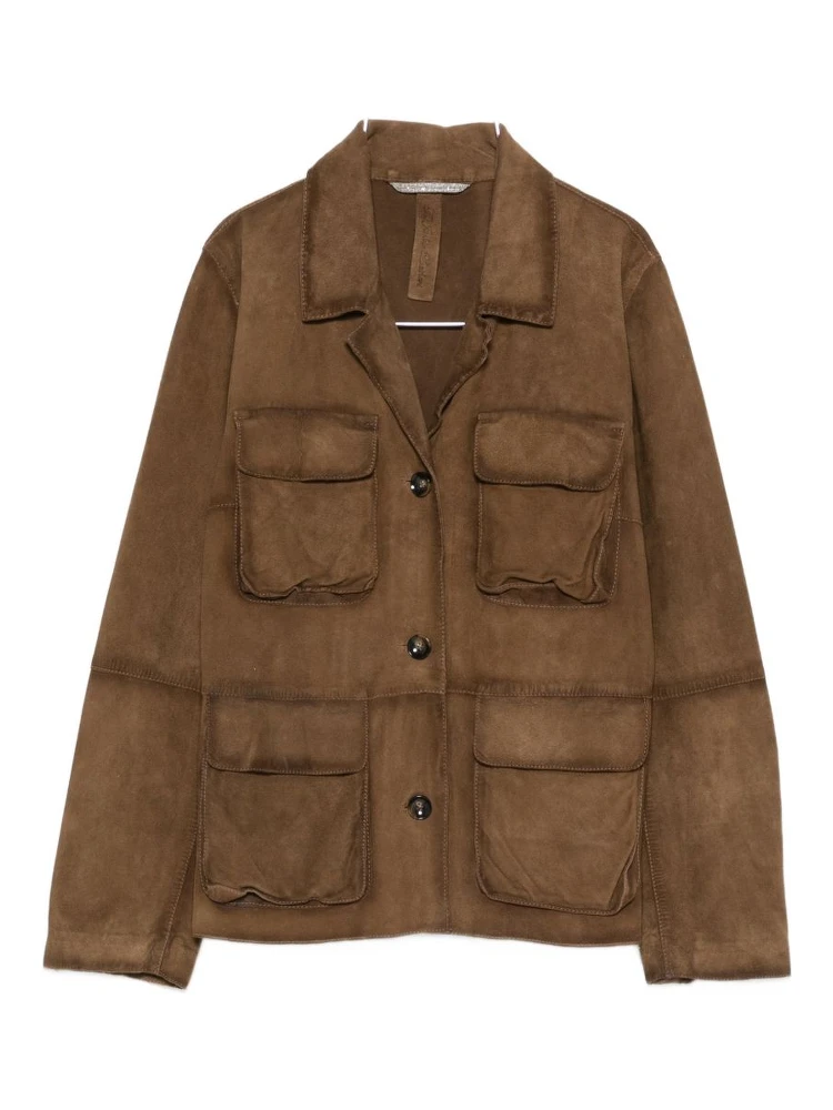 THE JACK AND JACKIE LEATHERS Jackets Grey