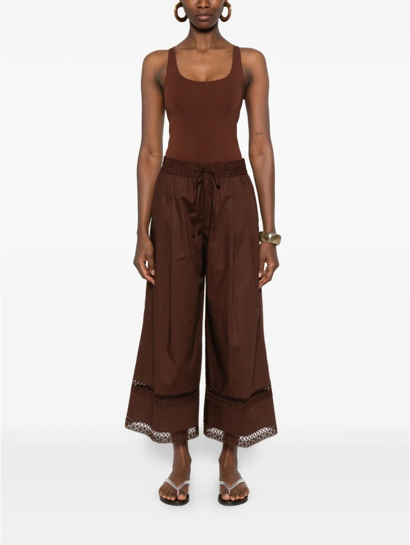Twin-set Trousers Brown