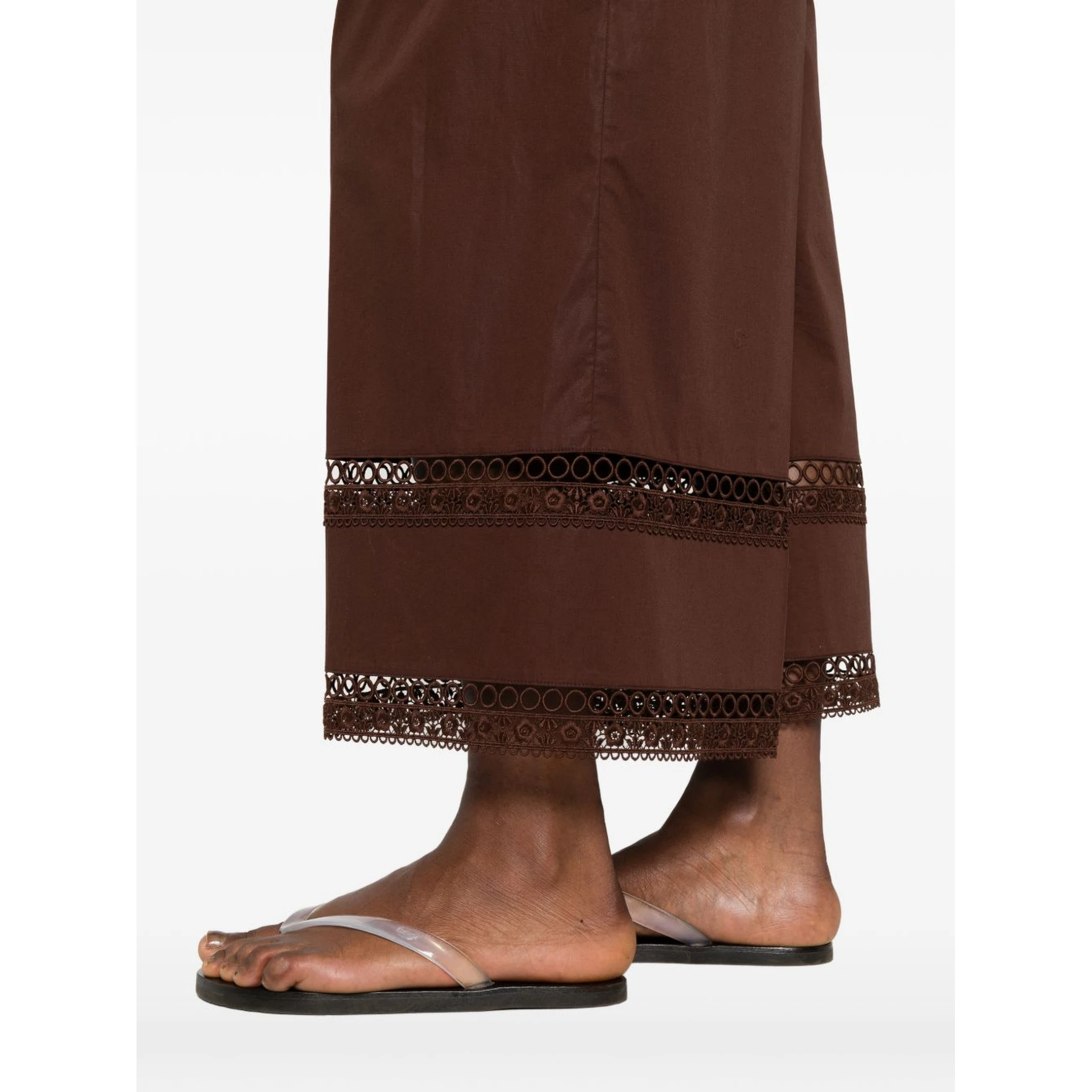 Twin-set Trousers Brown