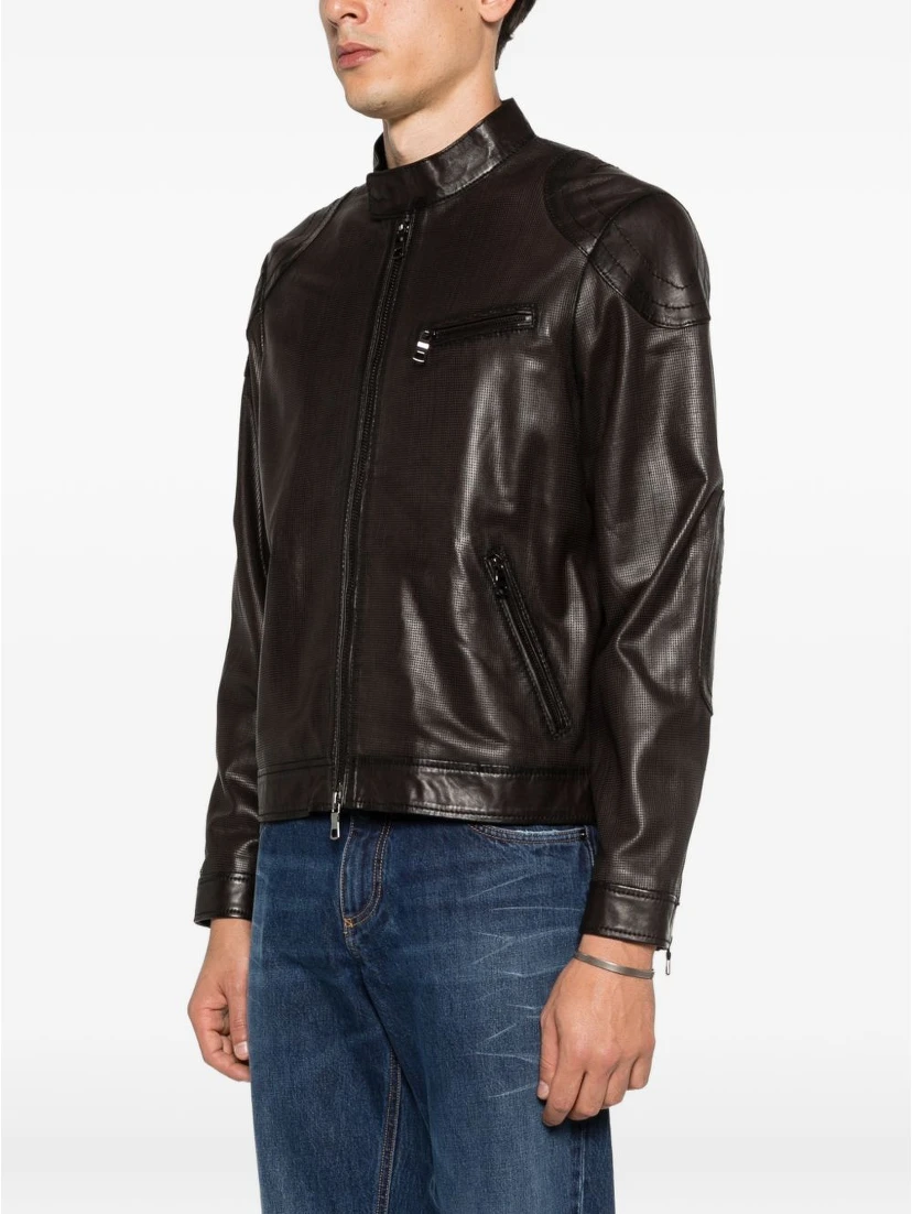 THE JACK AND JACKIE LEATHERS Jackets Brown