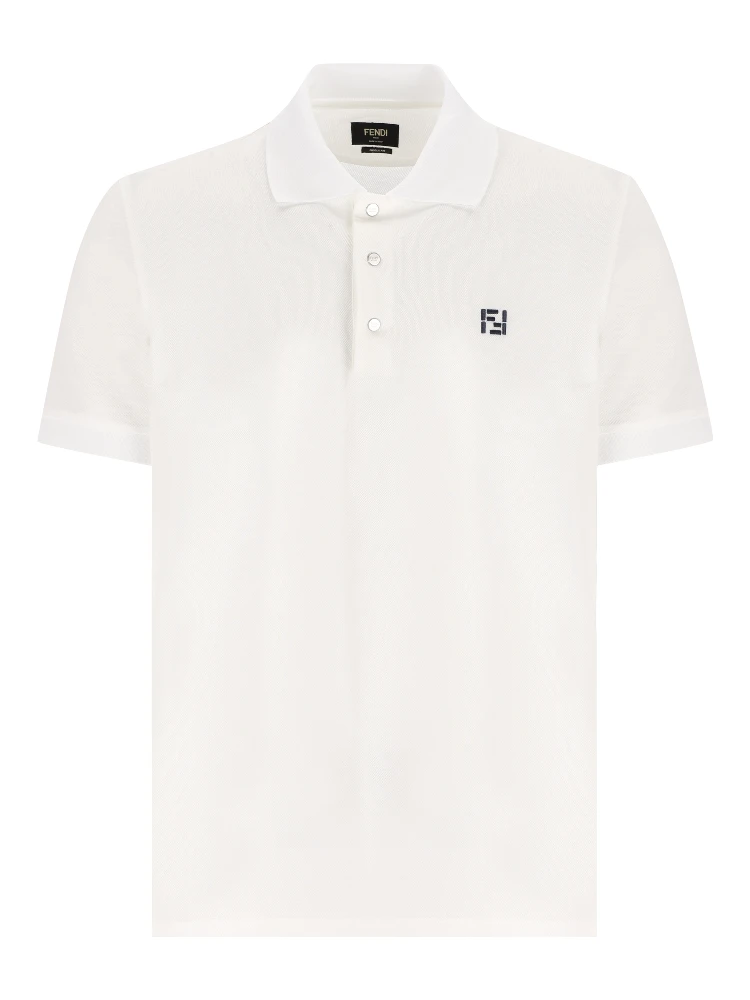Fendi T-shirts and Polos White